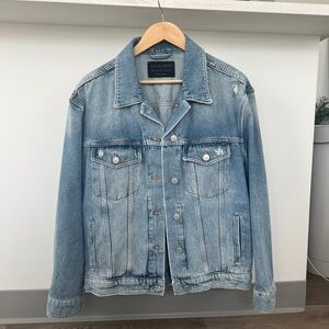 AllSaints Blue Denim Jacket
